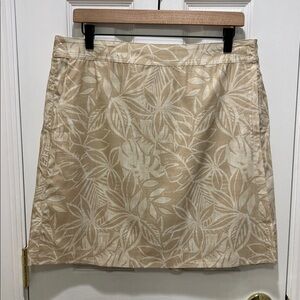 Ripskirt Wrap Skirt Length 2 with pockets, Aloha Sand tan print, size L